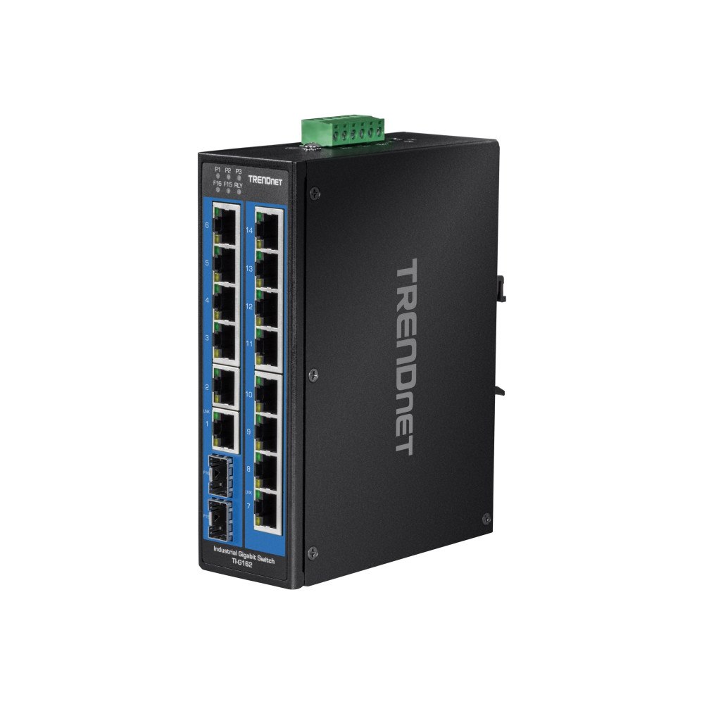 TRENDnet TRENDnet TI-G162 - switch - 16 portar - ohanterad - TAA-kompatibel
