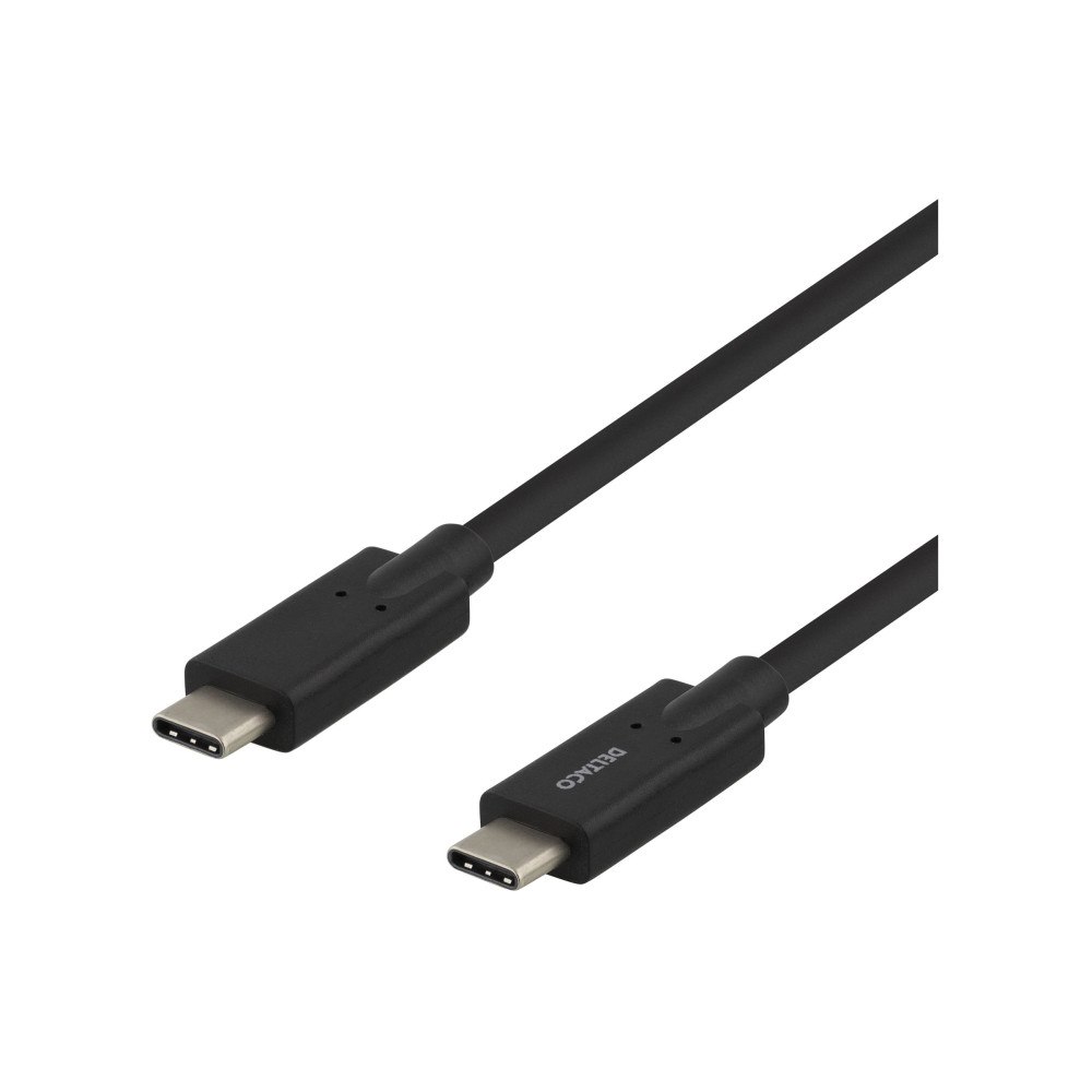 Deltaco DELTACO USBC-1503 - USB typ C-kabel - 24 pin USB-C till 24 pin USB-C - 2 m