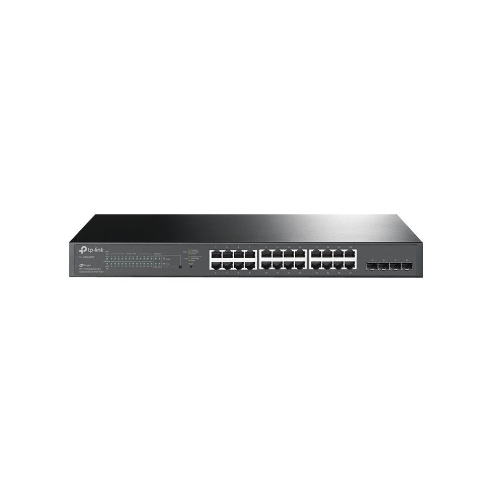 TP-LINK Technologies TP-Link JetStream TL-SG2428P - switch - 24 portar - smart - rackmonterbar