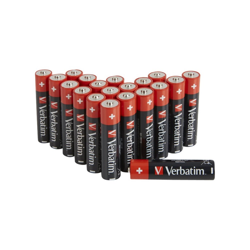 VERBATIM Verbatim batteri - 20 x AAA / LR03 - alkaliskt