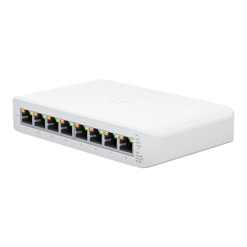 Ubiquiti Networks Ubiquiti UniFi Switch Lite USW-Lite-8-POE - switch - 8 portar - Administrerad