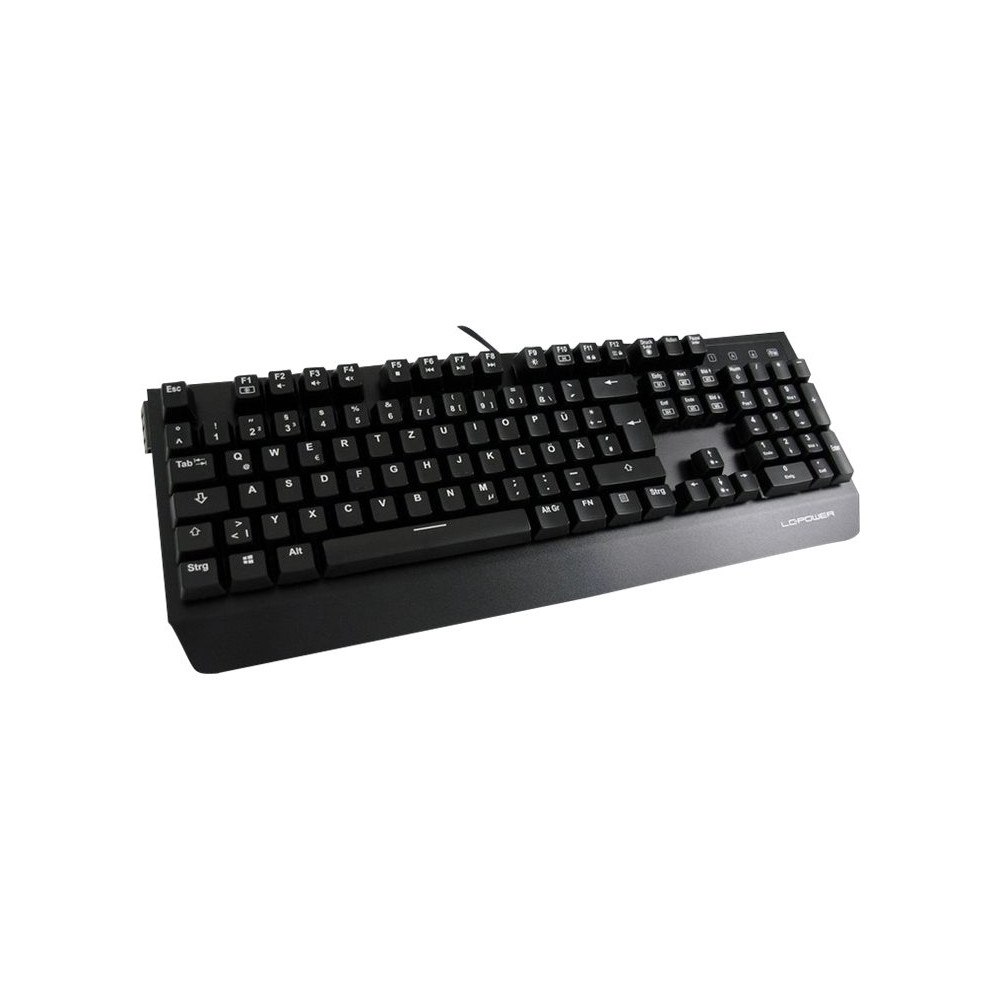 LC Power LC Power LC-KEY-MECH-1 - tangentbord - QWERTZ - tysk - svart Inmatningsenhet