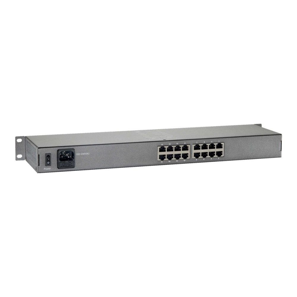 LevelOne LevelOne FEP-1601W120 - switch - 16 portar - rackmonterbar
