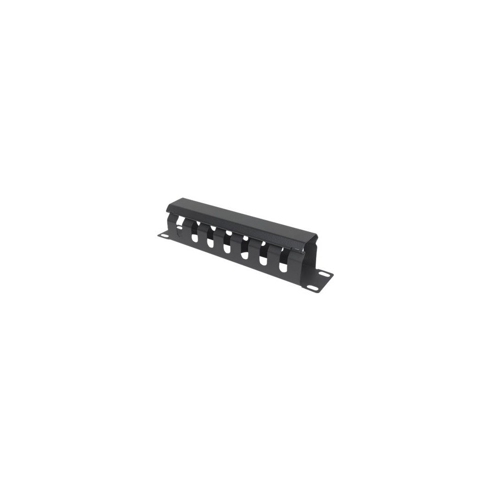 intellinet Intellinet 10" Cable Management Panel, 1U, Covered, Black - panel för kabelhantering - 1U