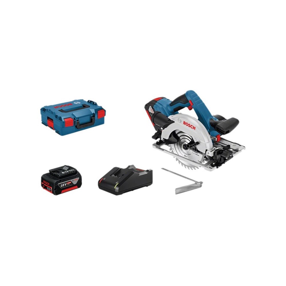 Bosch Group Bosch GKS 18V-57 G Professional - cirkelsåg - sladdlös - 165 mm - 2 batterier