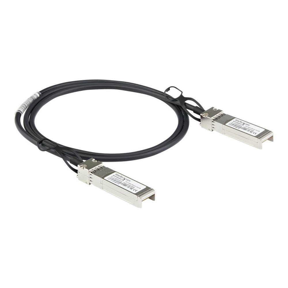 StarTech.com StarTech.com Dell EMC DAC-SFP-10G-1M-kompatibel SFP+ twinaxkabel för direktanslutning - 1 m - 10GBase direktkopplingskab...