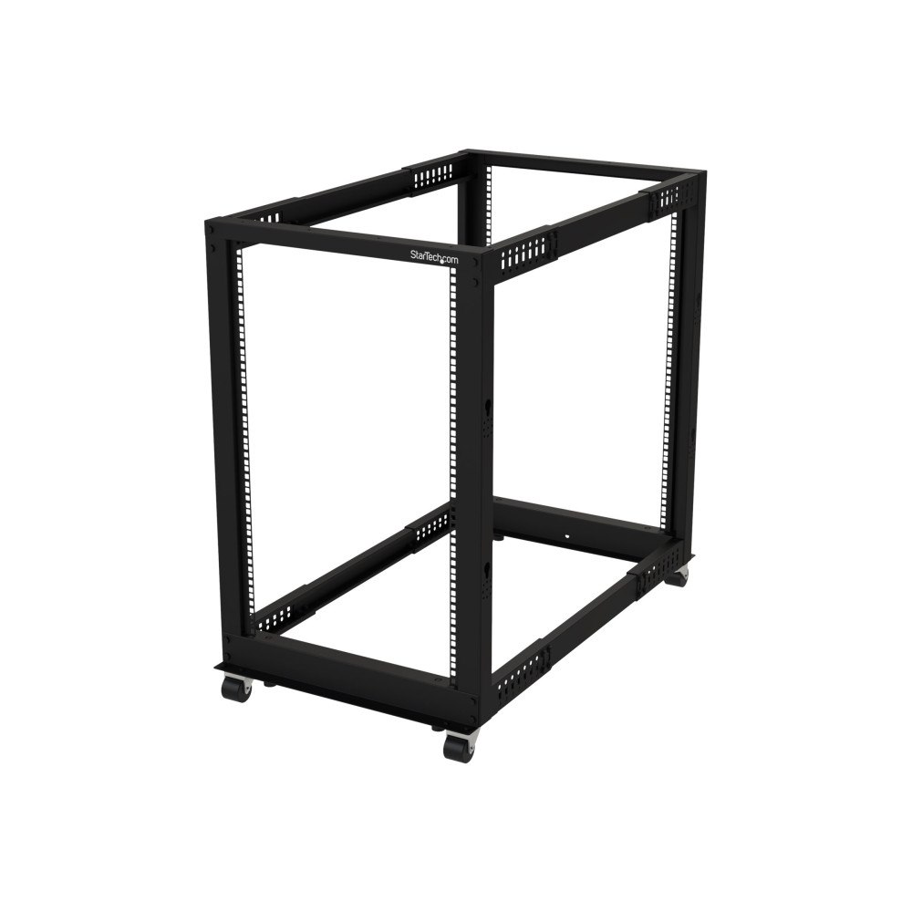 StarTech.com StarTech.com 18U 19-tums Open Frame Server-rack - 4 efter justerbar djup 23-41-tums mobil - kostnadsfritt, fristående Ra...