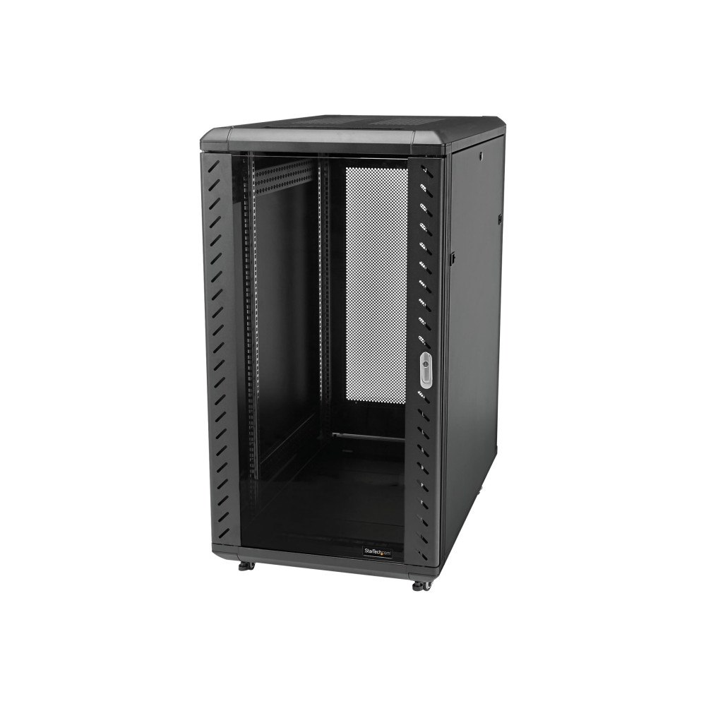 StarTech.com StarTech.com 18U 19" Server Rack Cabinet, 4 Post Adjustable Depth (6-32")Locking Knock Down Network/Computer Equipment E...