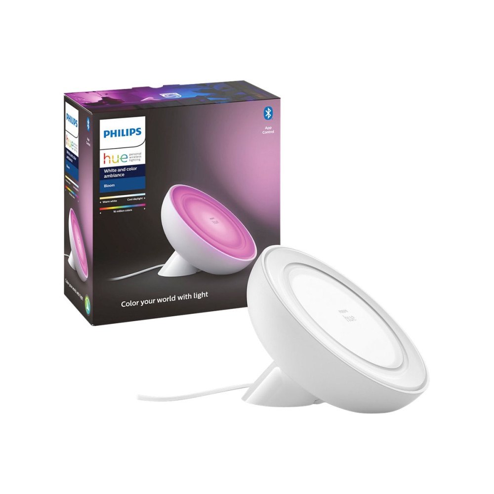 Philips Philips Hue Bloom - skrivbordslampa - LED - 7.1 W - 16 miljoner färger - 2000-6500 K - vit