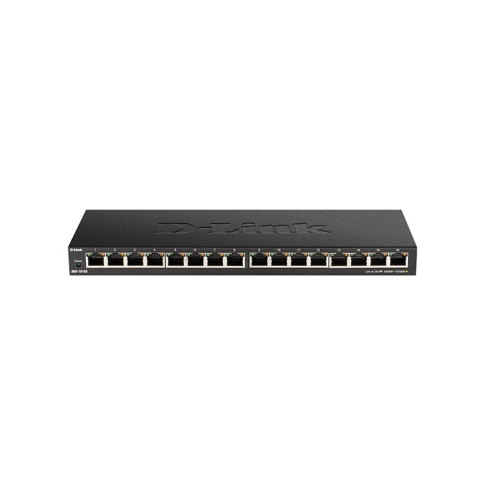 D-Link D-Link DGS 1016S - switch - 16 portar - ohanterad