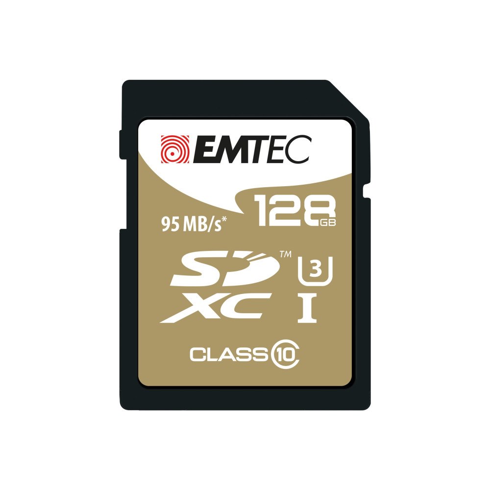 EMTEC International EMTEC SpeedIN' - flash-minneskort - 128 GB - SDXC UHS-I