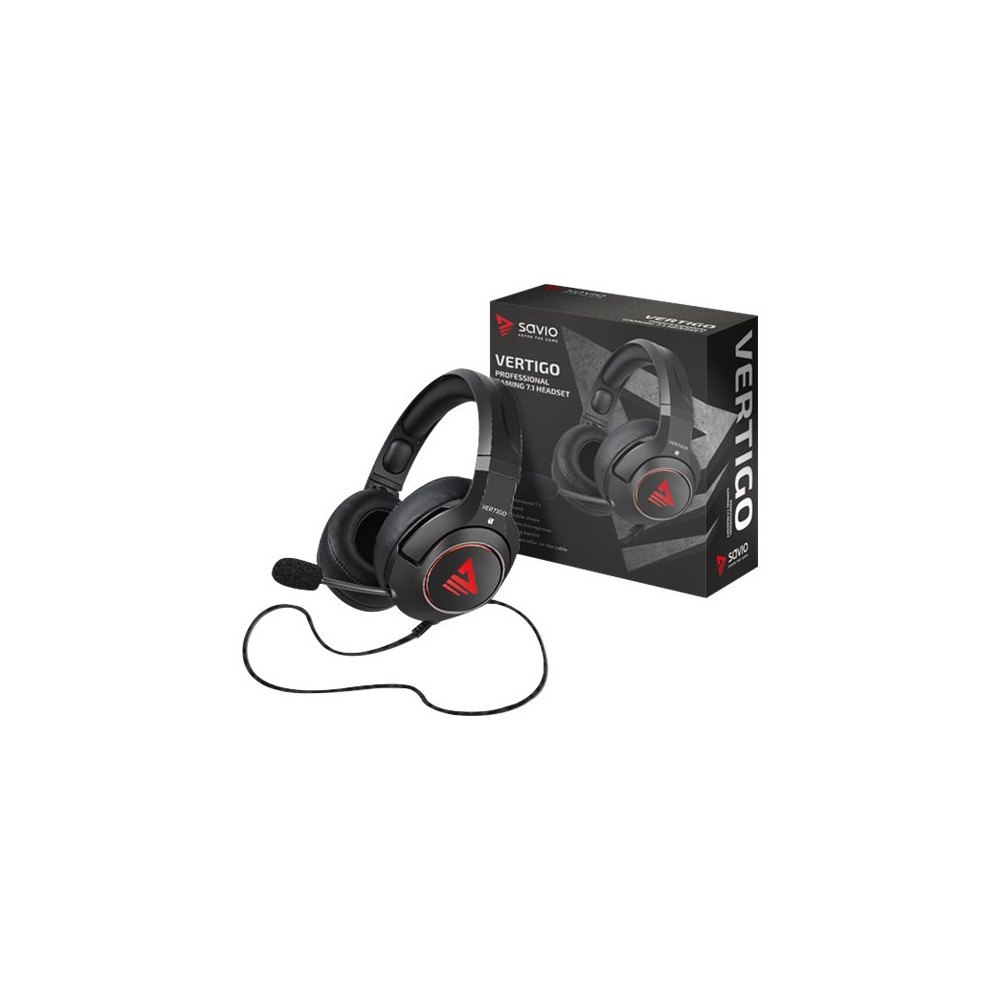 SAVIO SAVIO VERTIGO - headset - USB