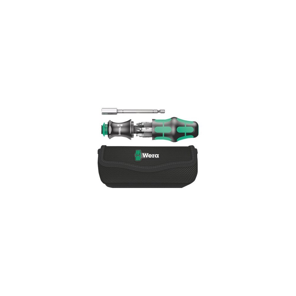 WERA WERK Wera Kraftform Kompakt 28 - screwdriver handle with bit and adapter set - 6 delar