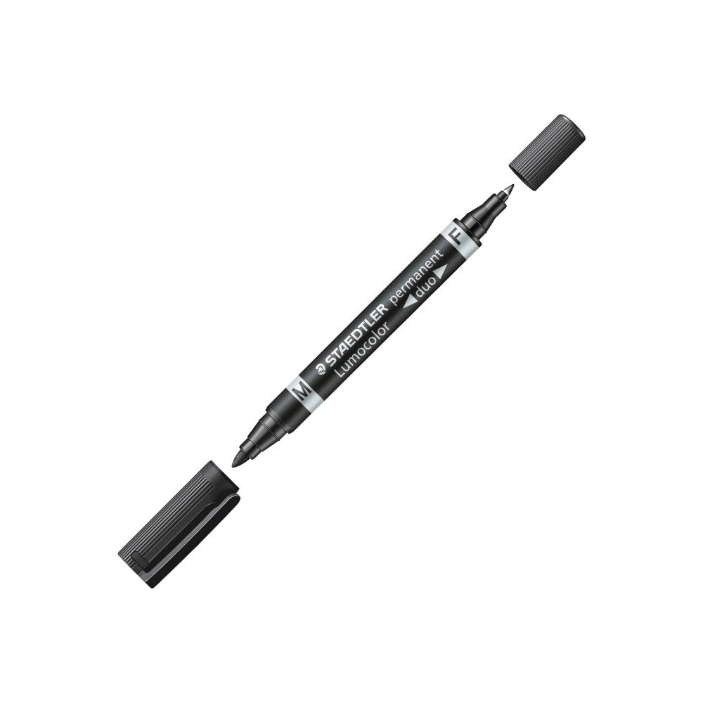 STAEDTLER STAEDTLER Lumocolor duo - märkpenna med dubbel spets - svart