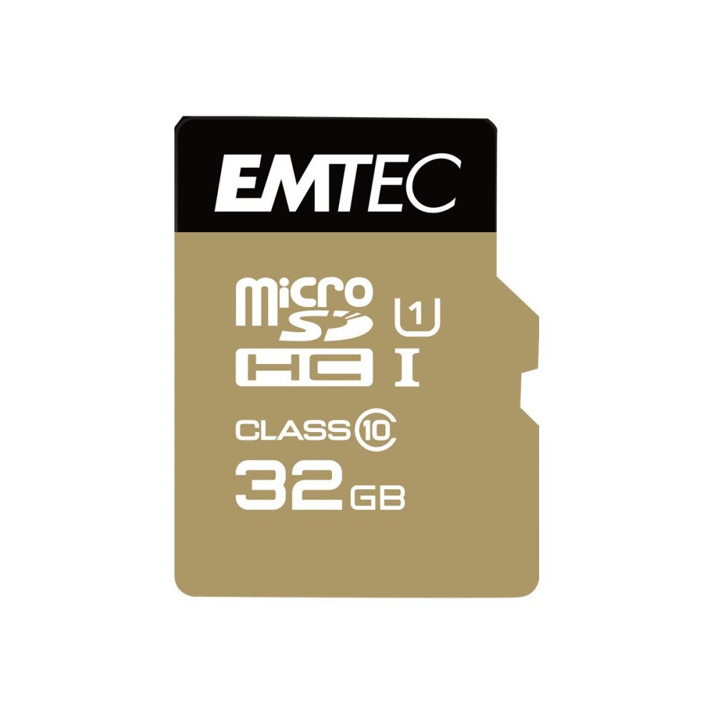 EMTEC International EMTEC Gold+ - flash-minneskort - 32 GB - microSD