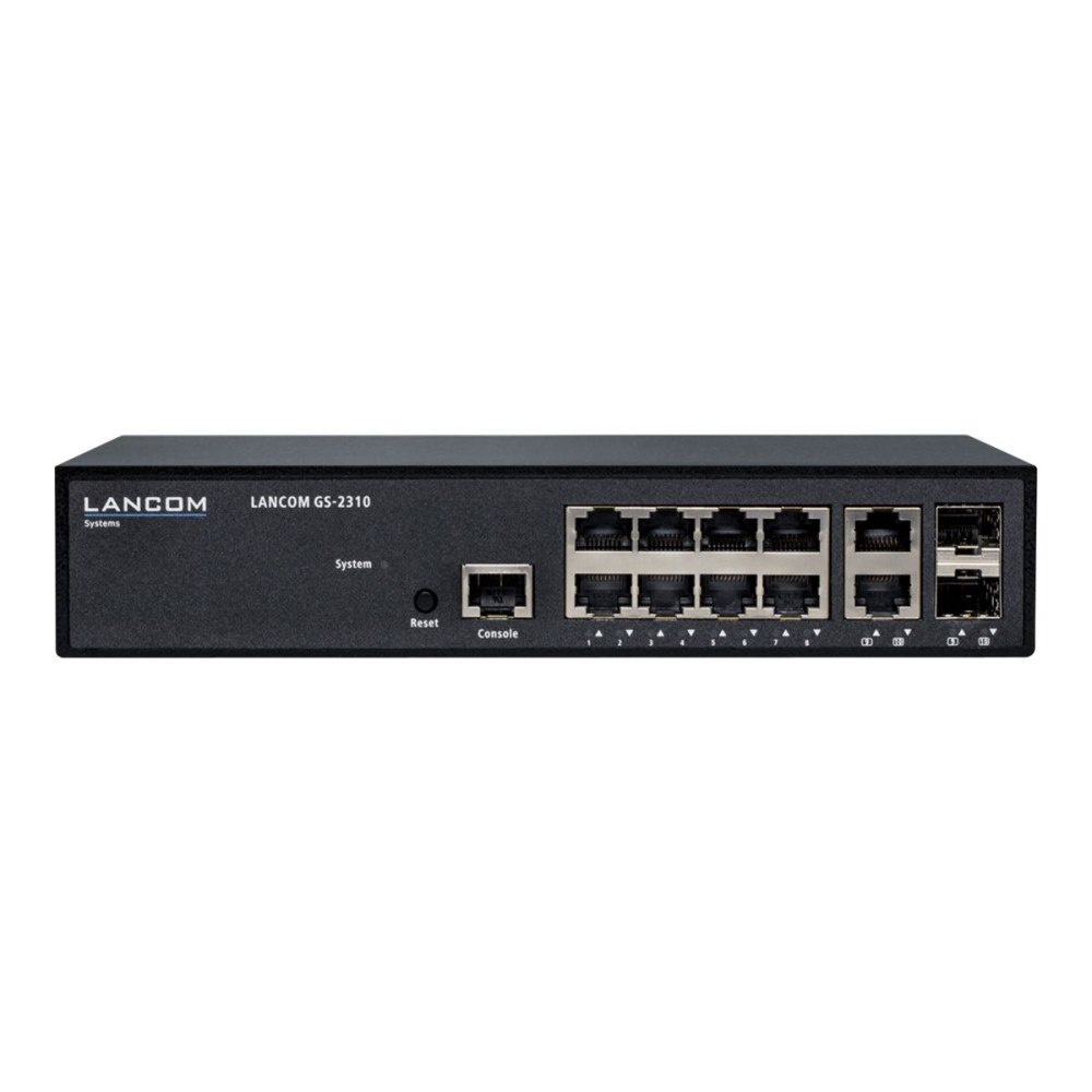 Lancom Systems LANCOM GS-2310 - switch - 10 portar - Administrerad - rackmonterbar