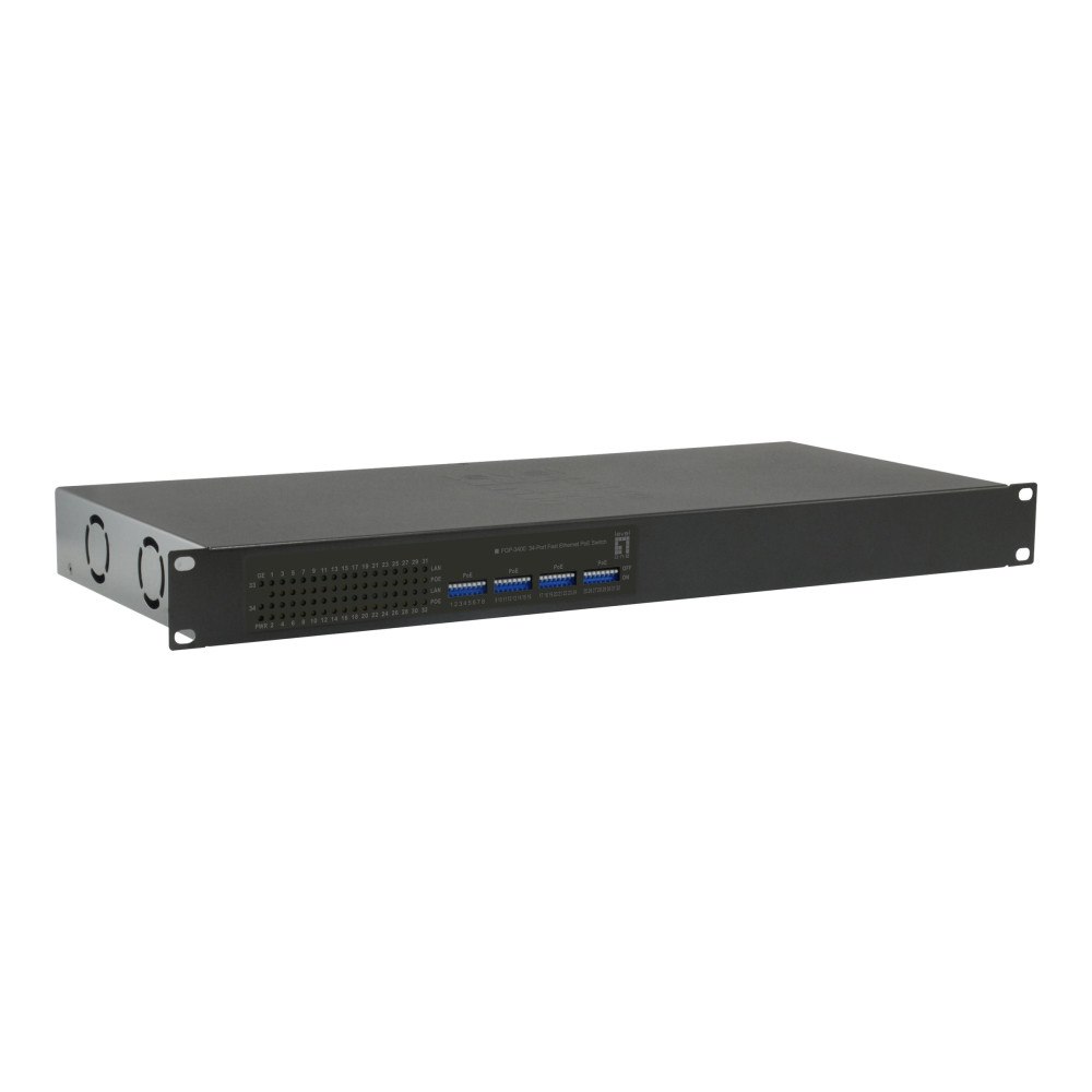 LevelOne LevelOne FGP-3400W250 - switch - 34 portar - rackmonterbar