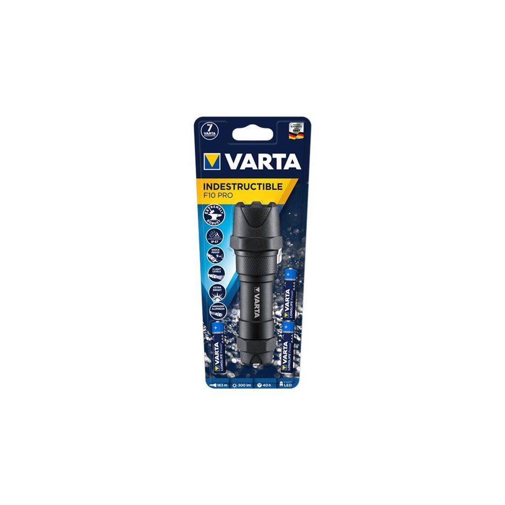 Varta Varta Indestructible F10 Pro - ficklampa - LED - 6 W