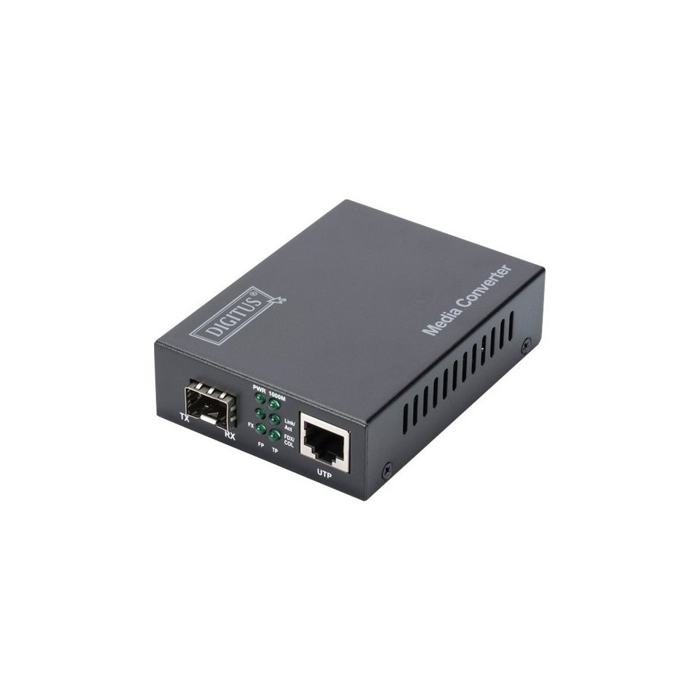 Digitus DIGITUS DN-82211 - fibermediekonverterare - 1GbE, 10GbE, 5GbE, 2.5GbE