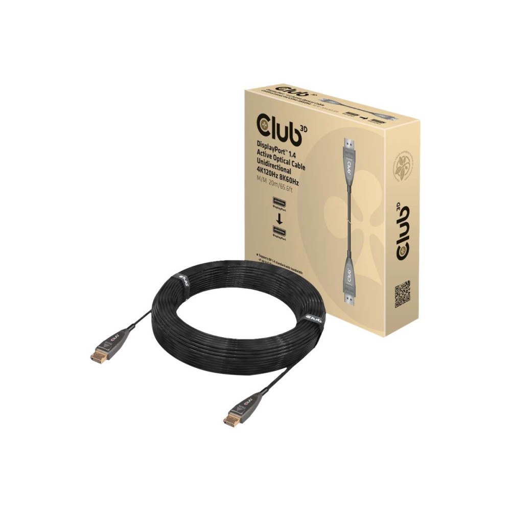 Club 3D Club 3D CAC-1079 - DisplayPort-kabel - DisplayPort till DisplayPort - 20 m