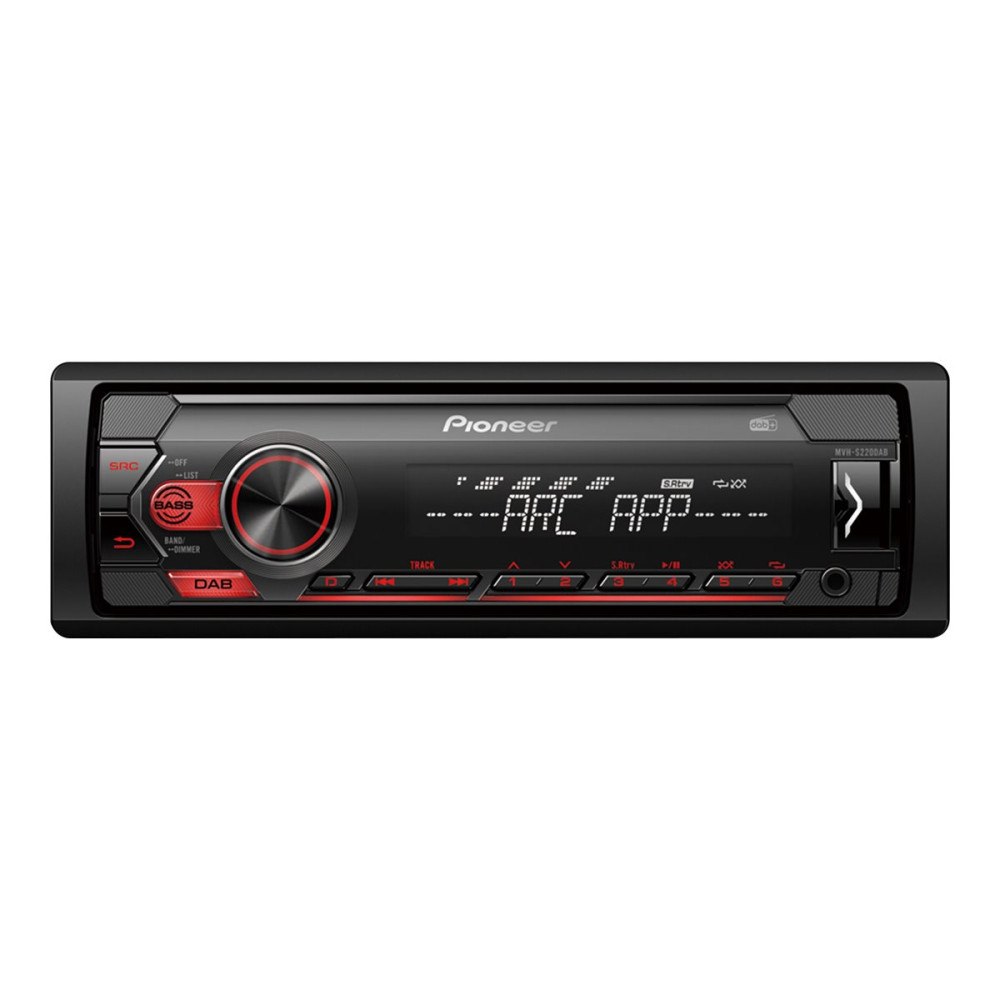 Pioneer Pioneer MVH-S220DAB - Bil - digital mottagare - inbyggd enhet - Enkel-DIN
