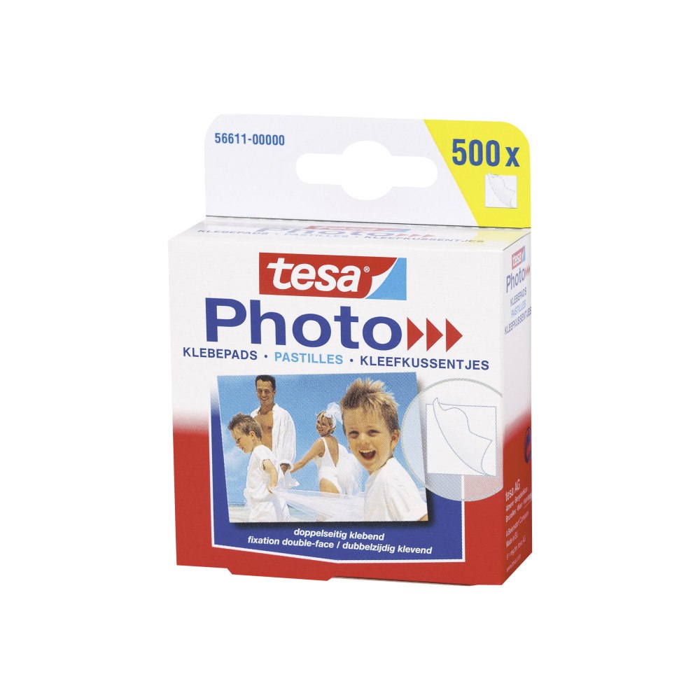 Beiersdorf Tesa - monteringsbindemedel - vit (paket om 500)