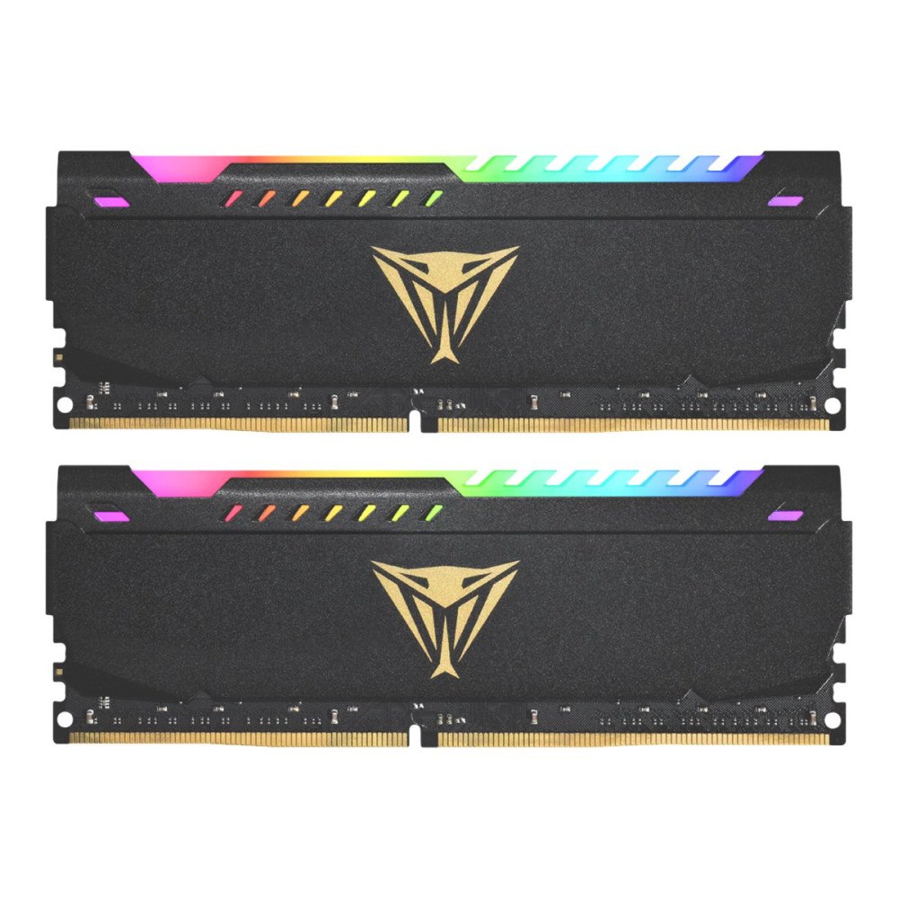 Patriot Memory Patriot Extreme Performance Viper Steel RGB - DDR4 - sats - 16 GB: 2 x 8 GB - DIMM 288-pin / PC4-25600 - ej buffrad