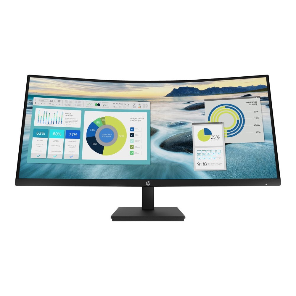 Hewlett-Packard HP P34hc G4 - P-Series - LED-skärm - böjd - 34"