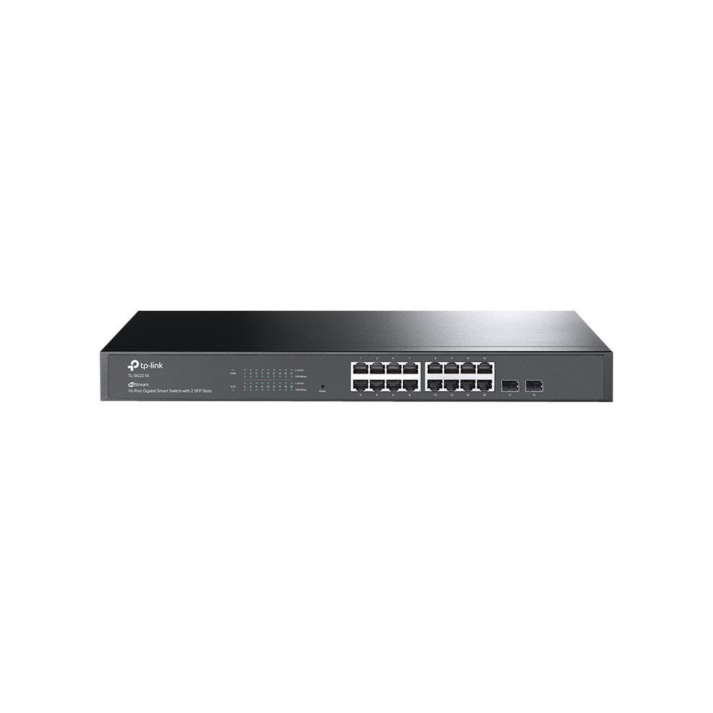 TP-LINK Technologies TP-Link JetStream TL-SG2218 - V1 - switch - 16 portar - smart - rackmonterbar