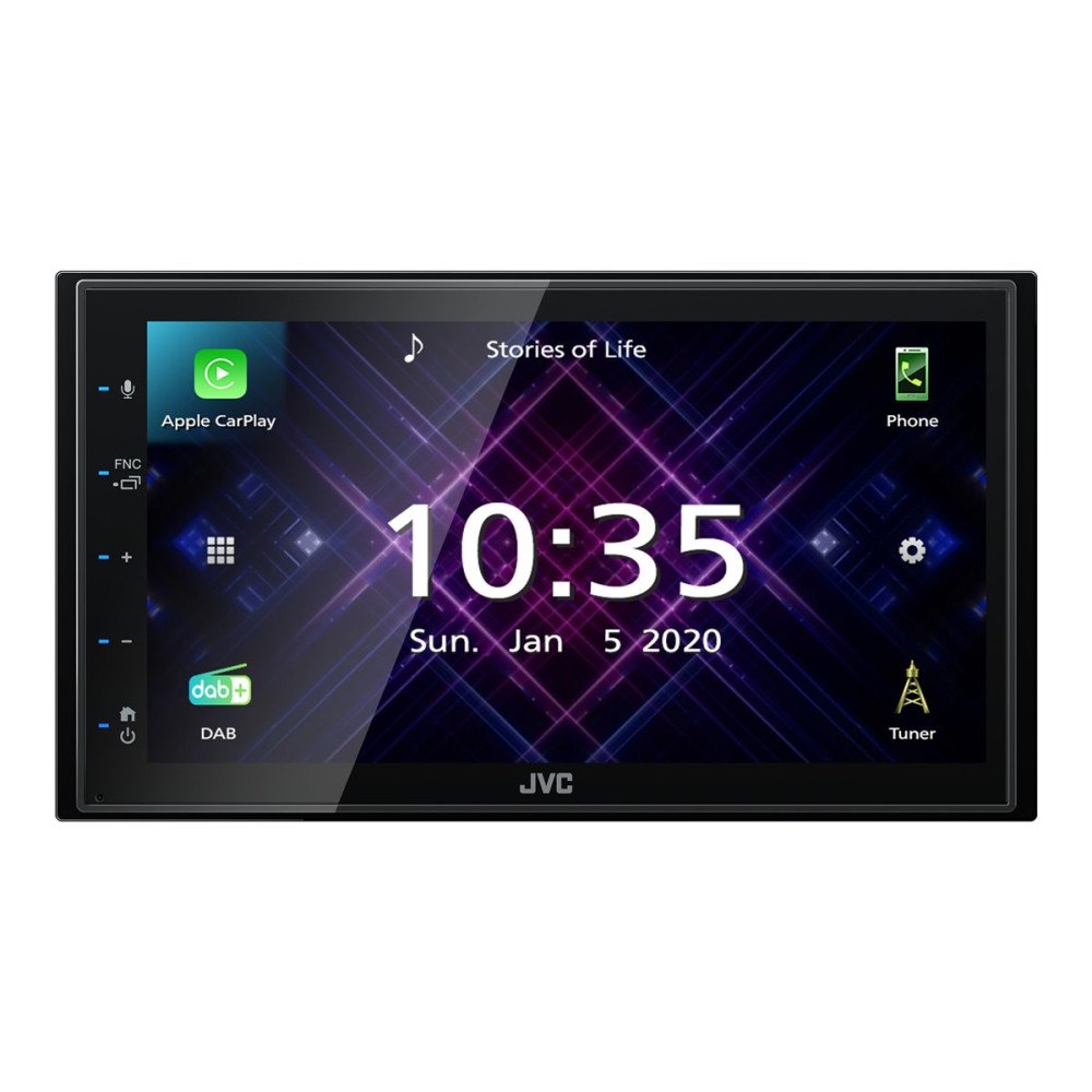 JVC JVC KW-M565DBT - digital mottagare - display 6.8" - inbyggd enhet - Dubbel-DIN