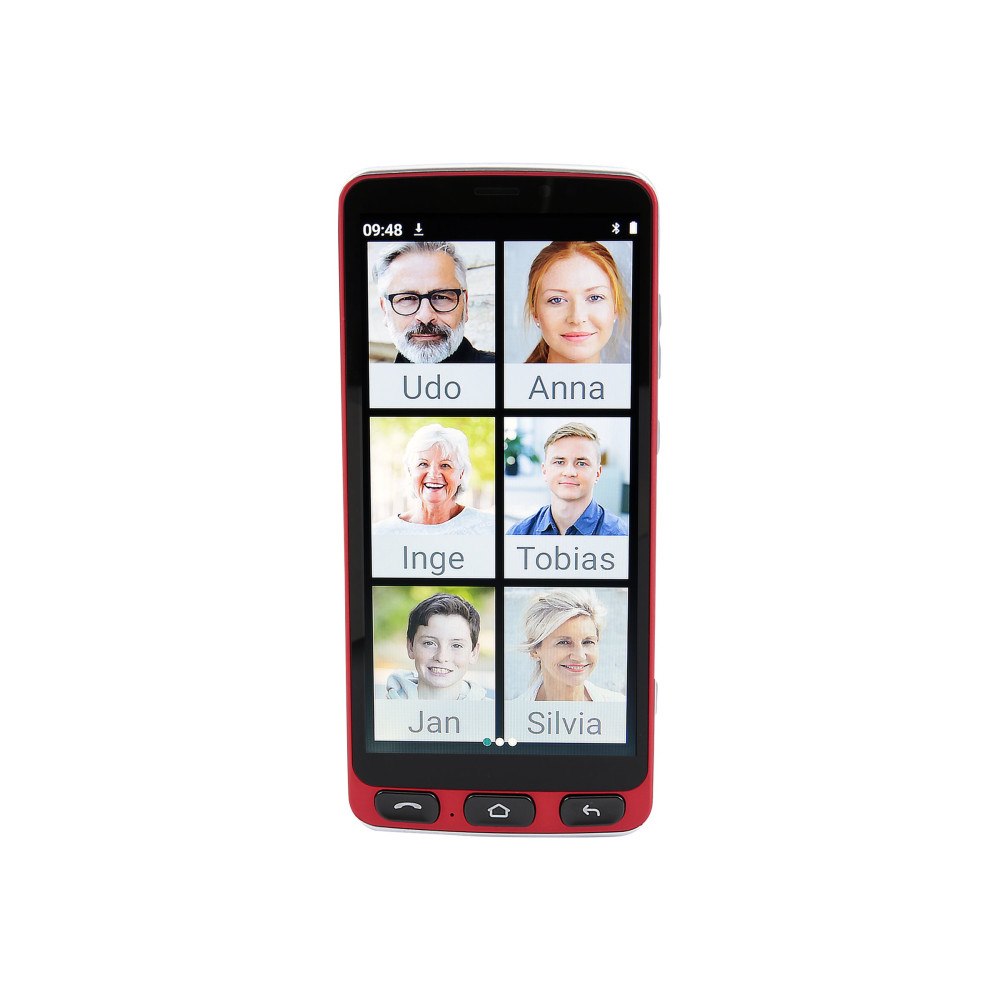 Olympia OLYMPIA Neo - röd - 4G pekskärmsmobil - 16 GB - GSM