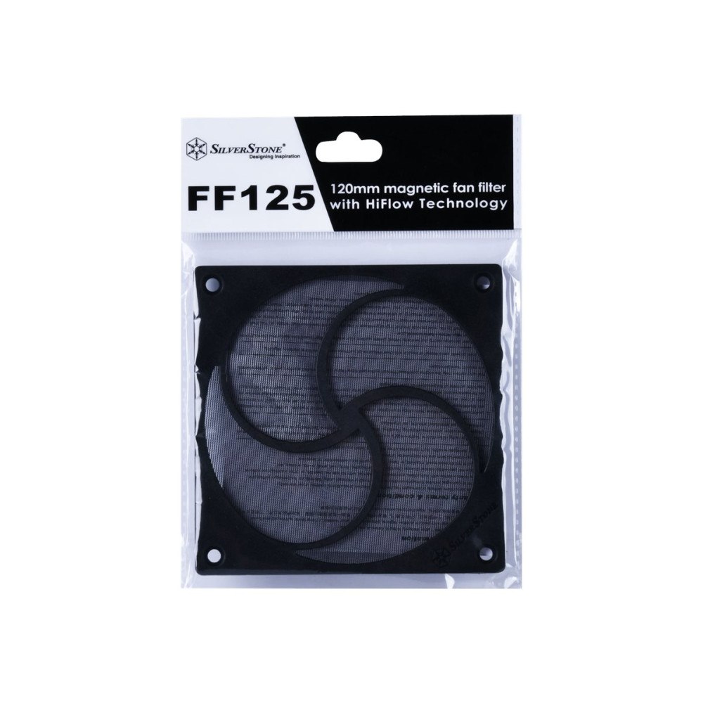 Silverstone Technology SilverStone FF125B - fläktnät med filter