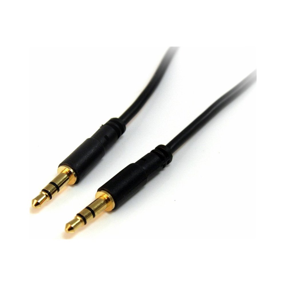 StarTech.com StarTech.com 6 ft Slim 3.5mm Stereo Audio Cable - M/M - 3.5mm Male to Male Audio Cable for your Smartphone, Tablet or MP...