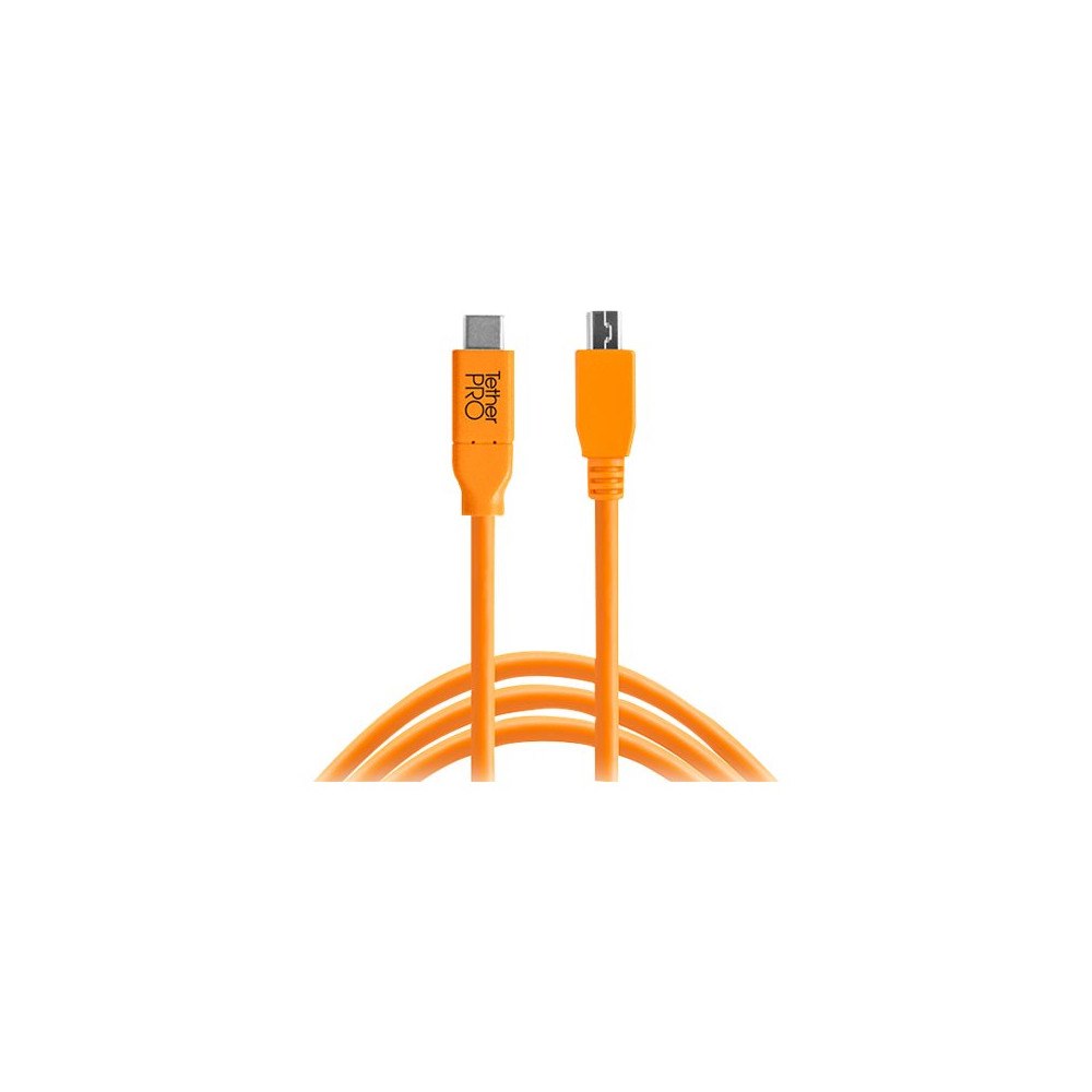 Tether Tools Tether Tools TetherPro - USB typ C-kabel - 24 pin USB-C till mikro-USB typ B - 4.6 m