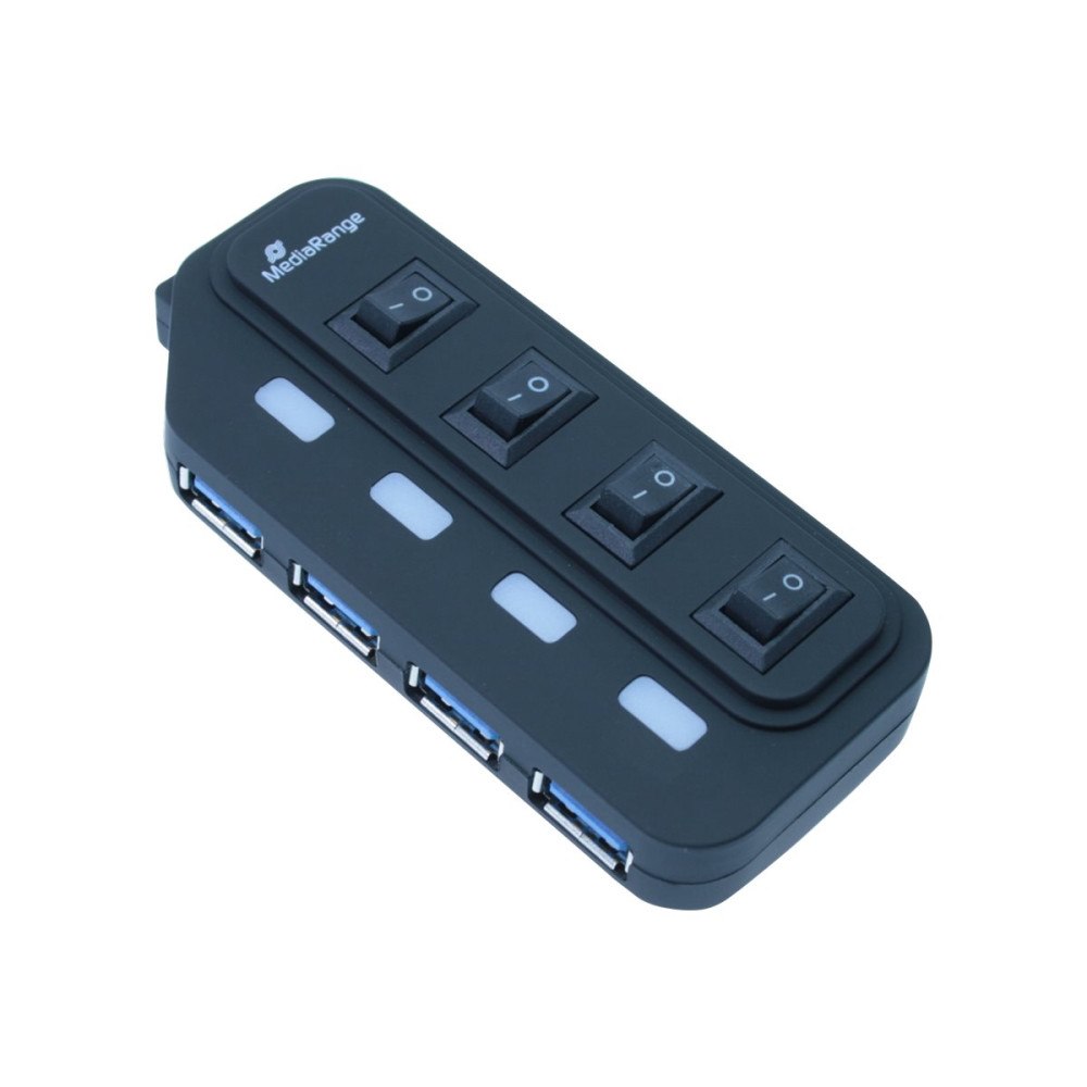 MediaRange MediaRange MRCS504 - hubb - 4 portar
