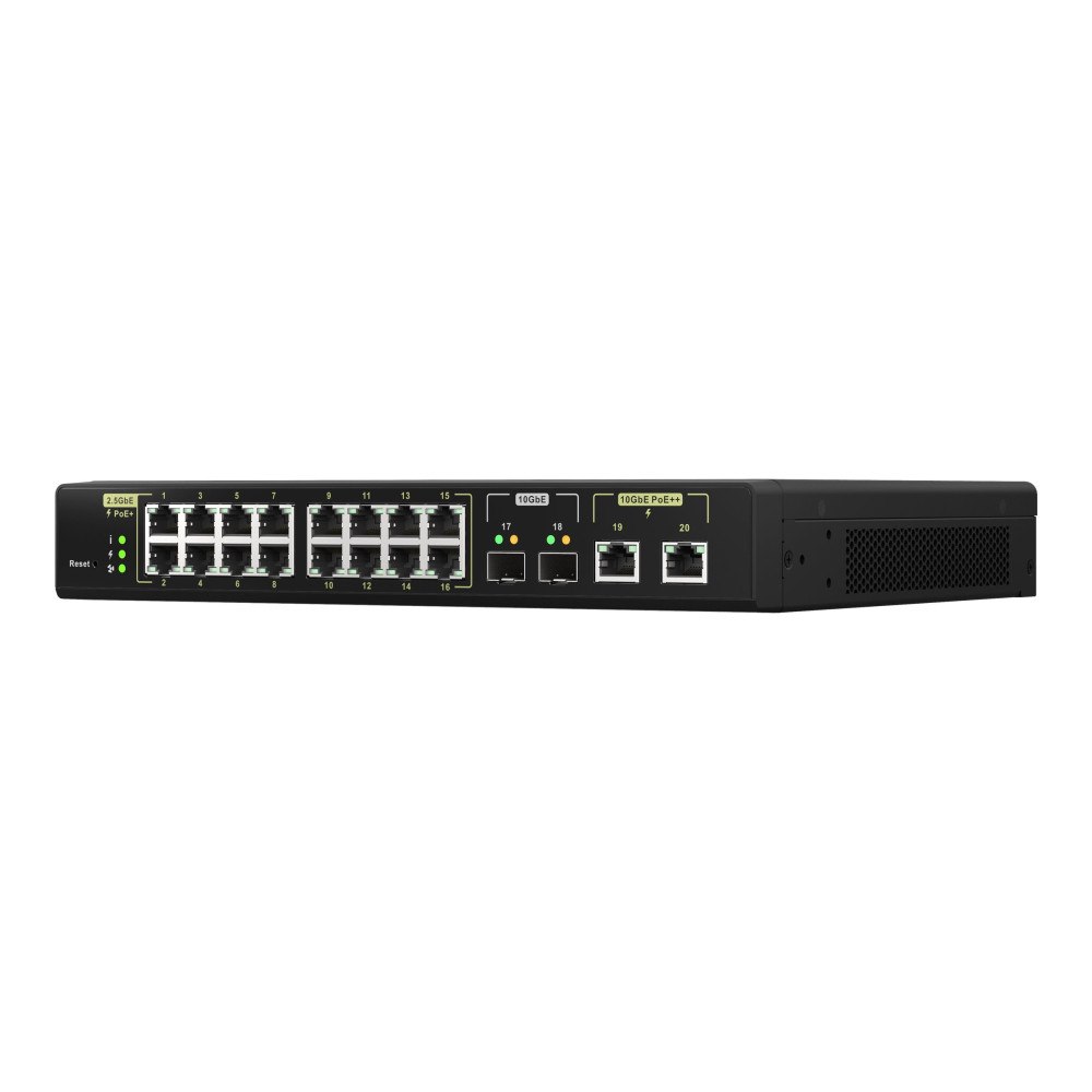 QNAP Systems, Inc QNAP QSW-M2116P-2T2S - switch - 20 portar - Administrerad - rackmonterbar