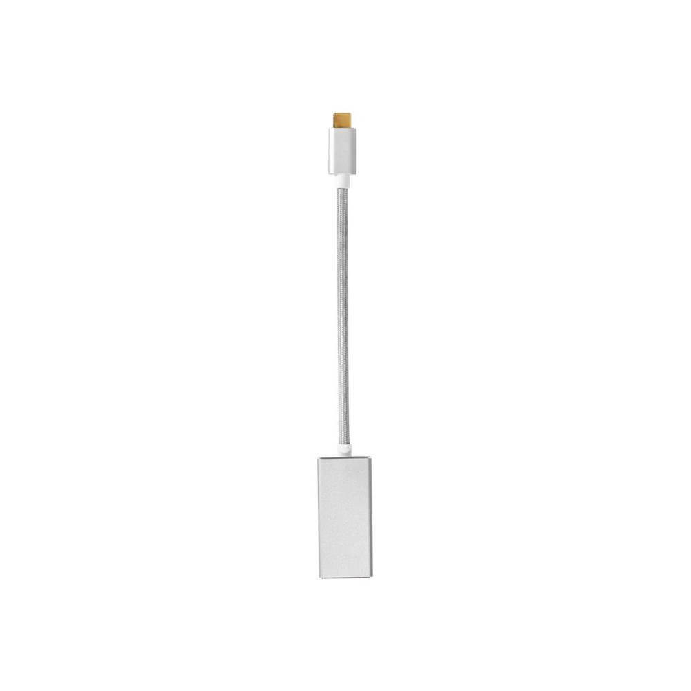 NEDIS Nedis Fabritallic - USB-/DisplayPort-adapter - 24 pin USB-C till DisplayPort - 20 cm
