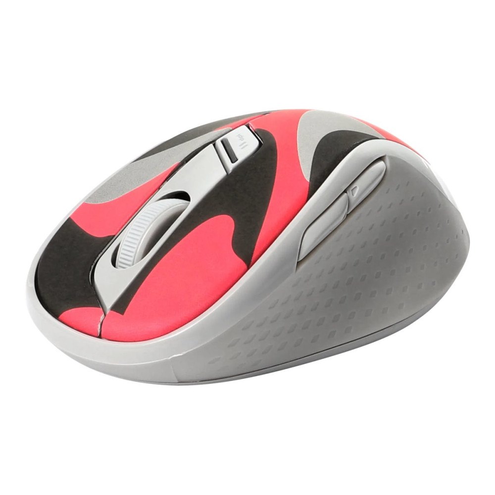 RAPOO Rapoo M500 Silent - mus - 2.4 GHz, Bluetooth 4.0, Bluetooth 3.0 - röd