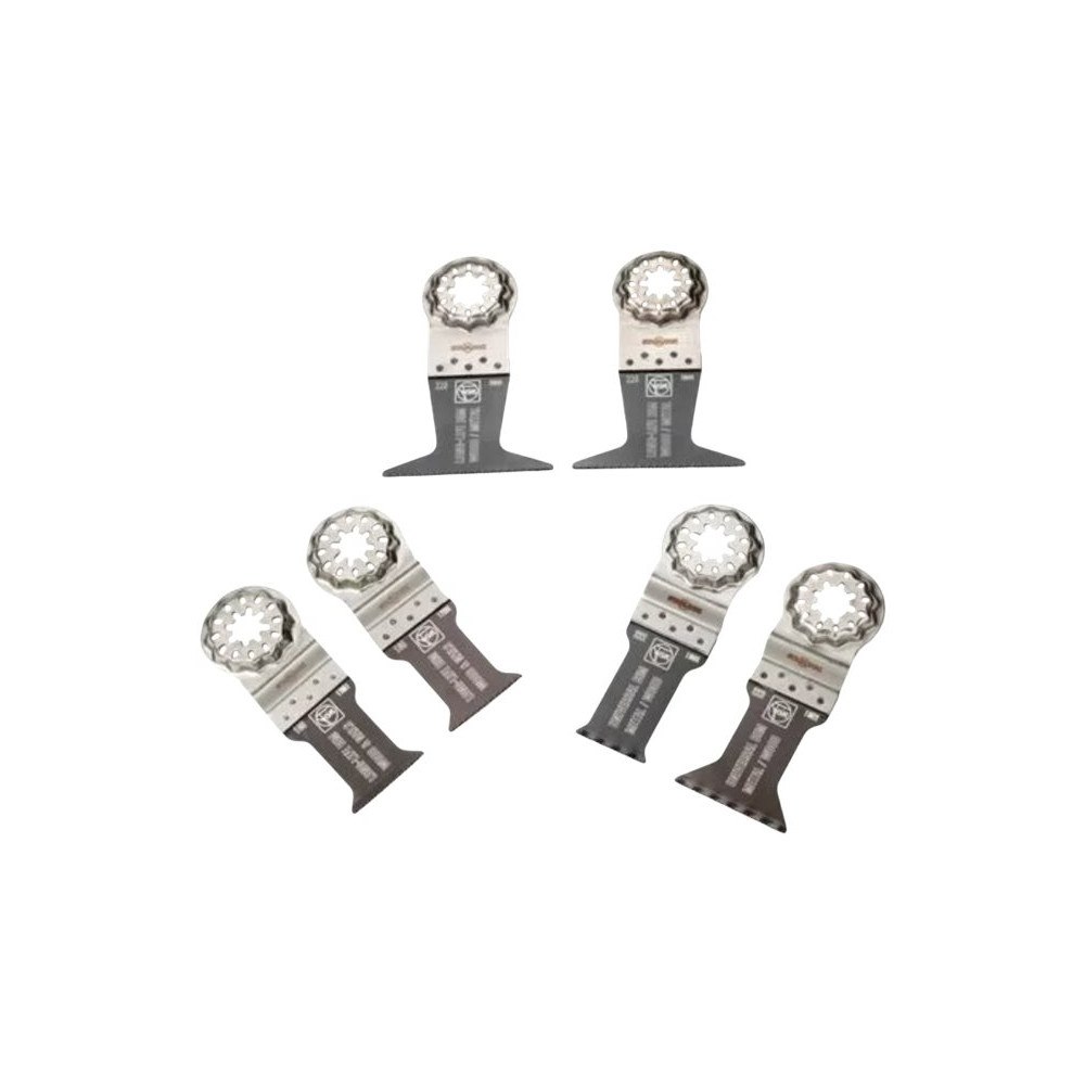 FEIN Fein BEST OF E-CUT - sågblad för håltagning - för trä, metall - 6 delar