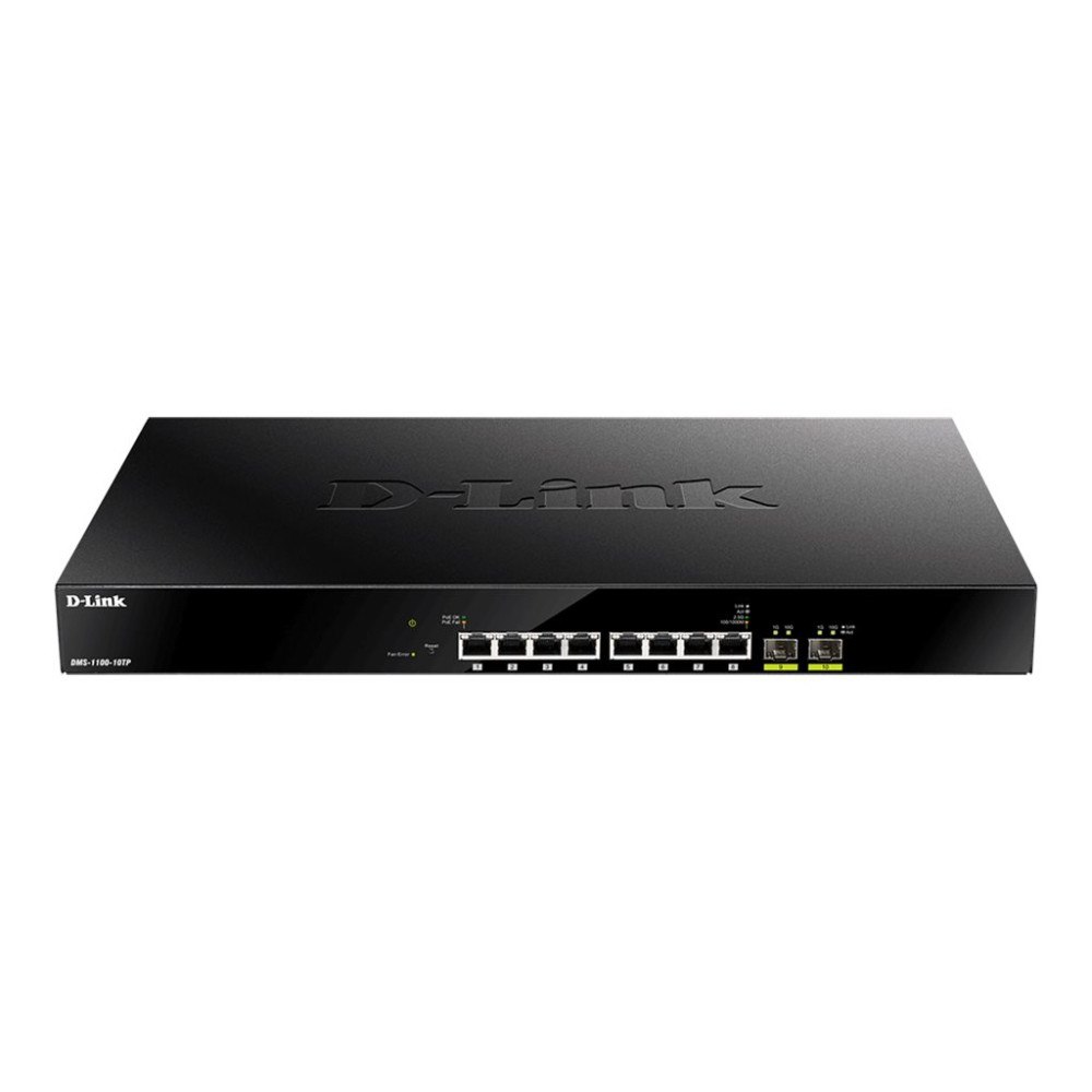 D-Link D-Link DMS 1100-10TP - switch - 8 portar - smart - rackmonterbar