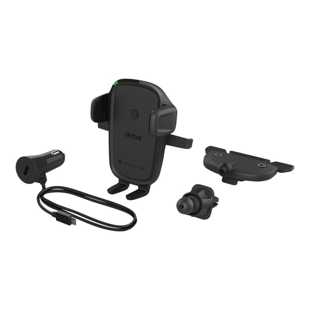 iOttie iOttie Easy One Touch 2 trådlös laddningshållare för bil + bilströmsadapter - 10 Watt