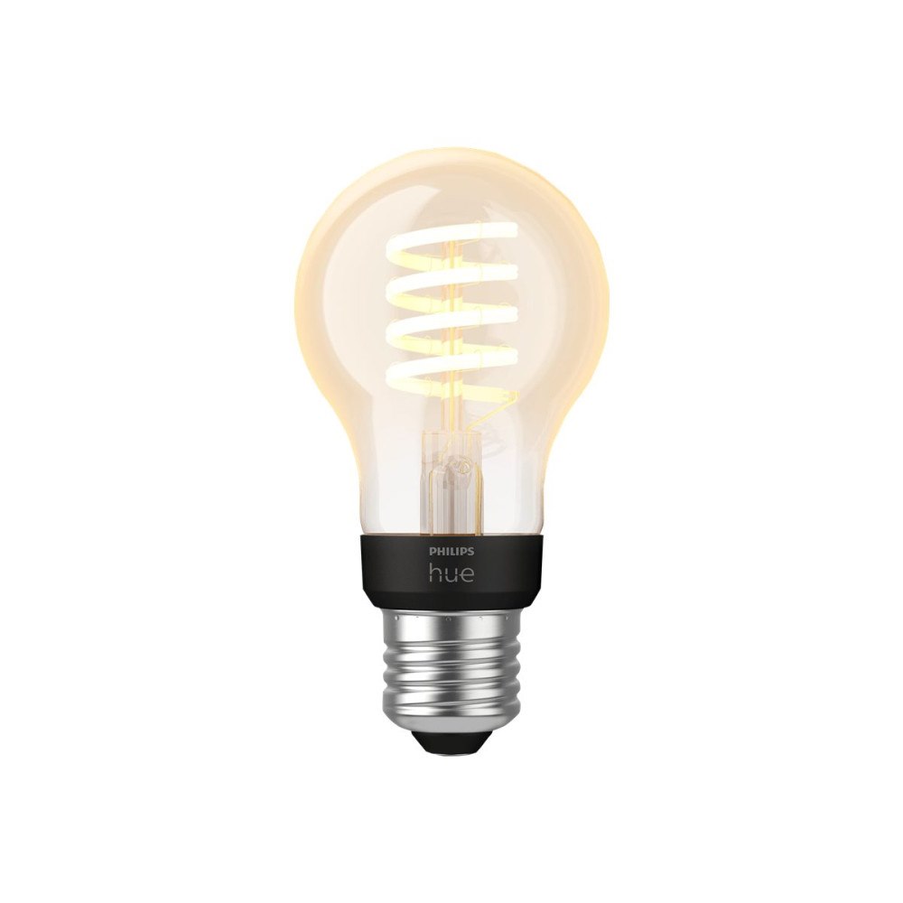 Philips Philips Hue White ambiance - LED-glödlampa med filament - form: A60 - klar finish - E27 - 7 W - varmt till kallt vitt lj...