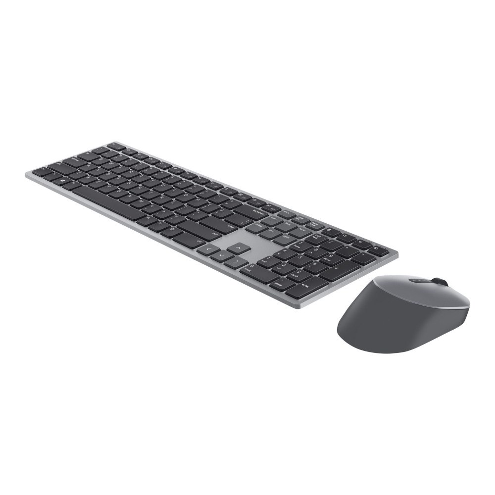 DELL Dell Pro Plus Keyboard and Mouse KM7321W - sats med tangentbord och mus - AZERTY - belgisk - Titan gray Inmatningsenhet