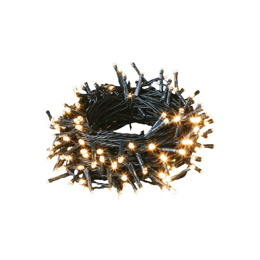 WOOX Woox Smart Christmas R5151 - stränglampor - LED x 200 - varm vitt/vitt ljus - 3000-3500 K