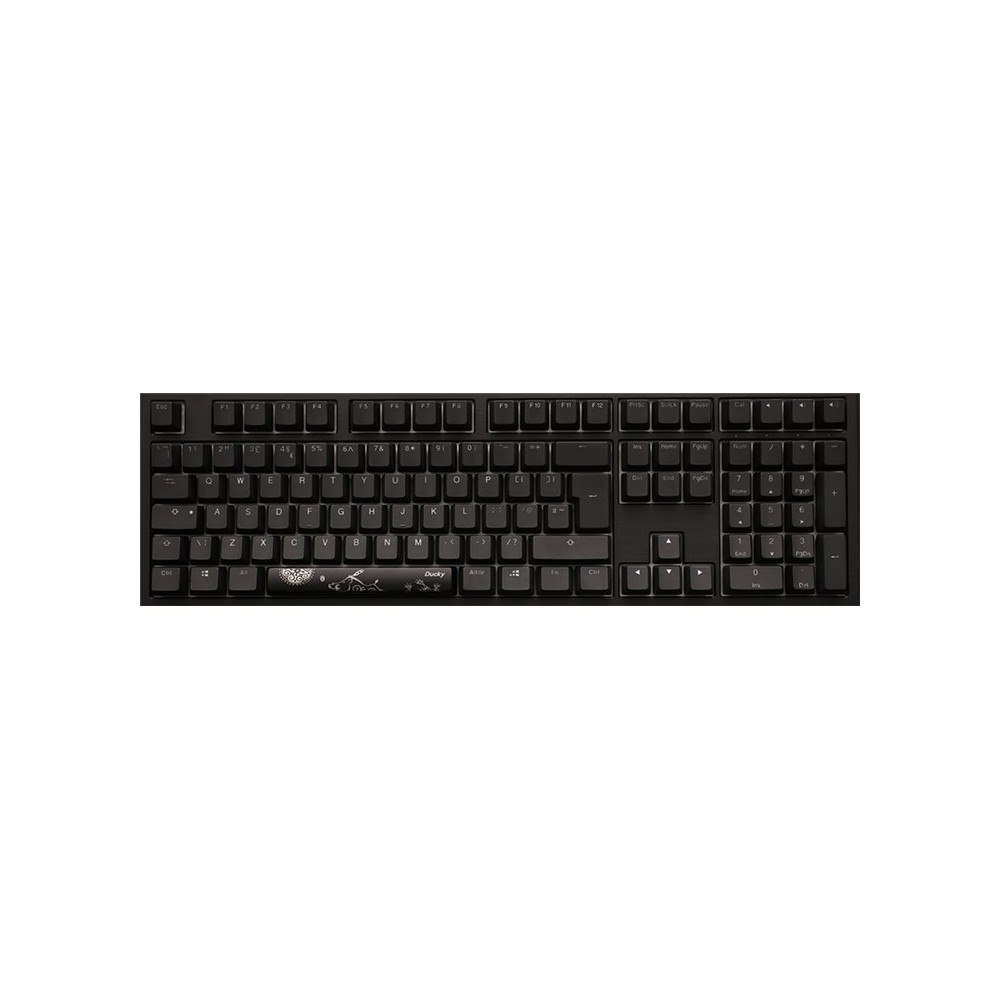 DuckyChannel International Ducky Shine 7 - Blackout Edition - tangentbord - QWERTZ - tysk Inmatningsenhet