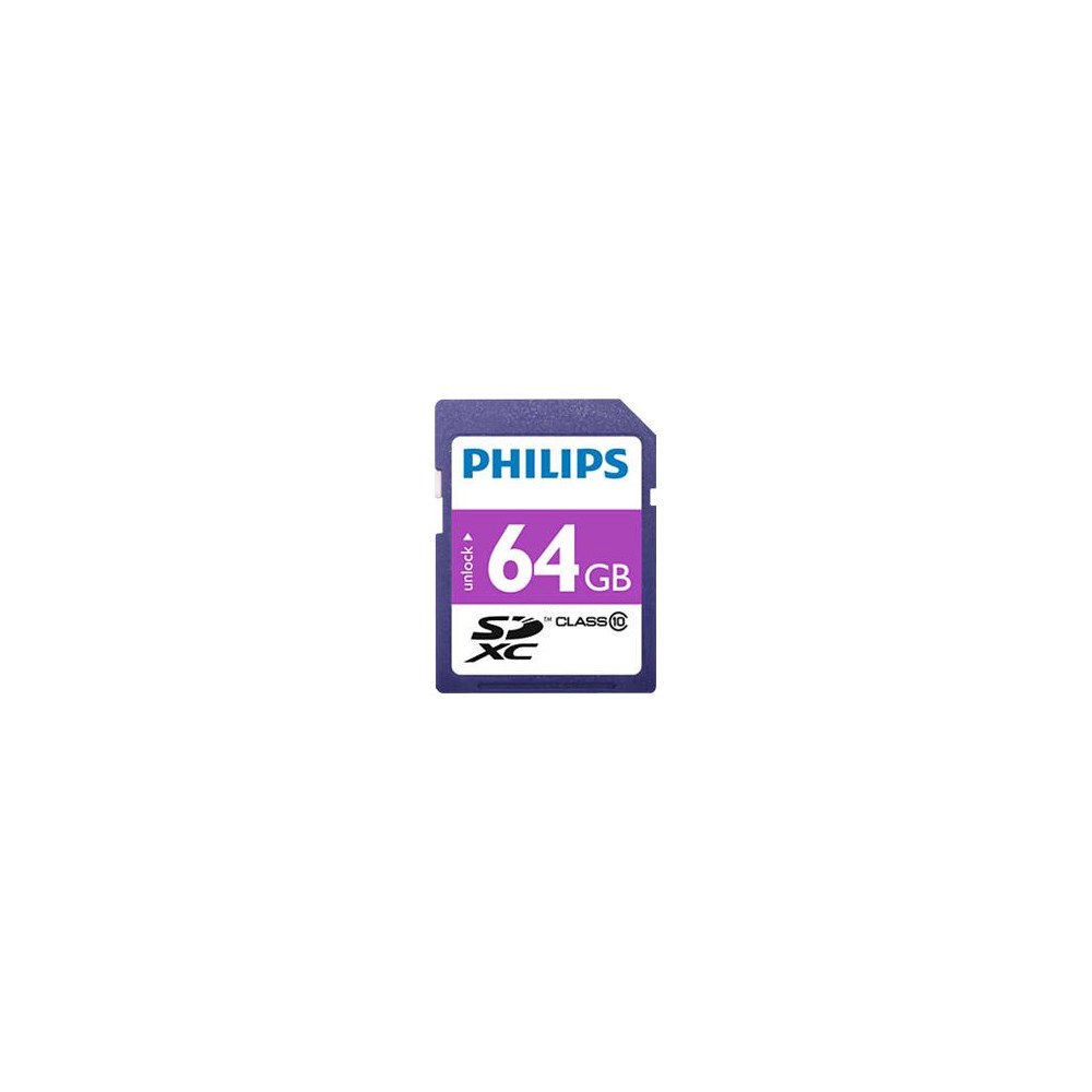 Philips Philips FM64SD55B - flash-minneskort - 64 GB - SDXC
