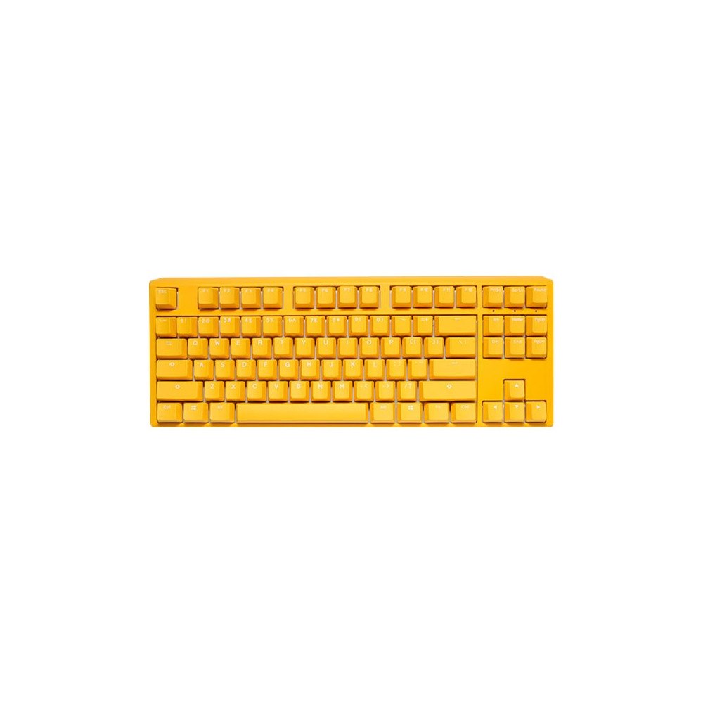 DuckyChannel International Ducky One 3 TKL - tangentbord - QWERTZ - tysk - yellow ducky Inmatningsenhet