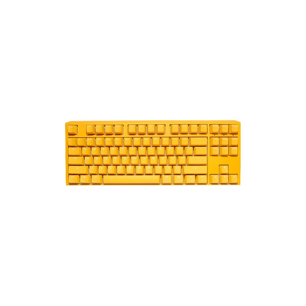 DuckyChannel International Ducky One 3 TKL - tangentbord - QWERTZ - tysk - yellow ducky Inmatningsenhet