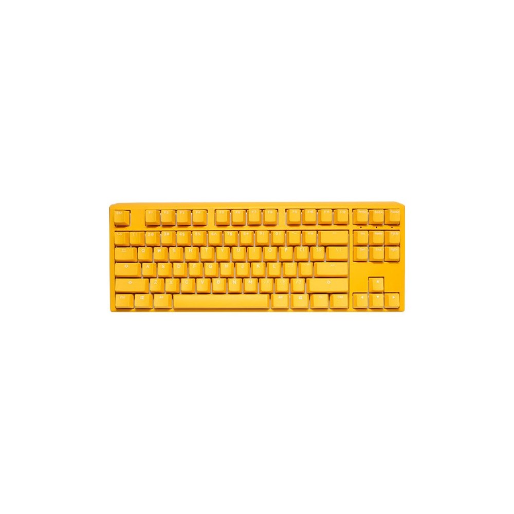 DuckyChannel International Ducky One 3 TKL - tangentbord - QWERTZ - tysk - yellow ducky Inmatningsenhet