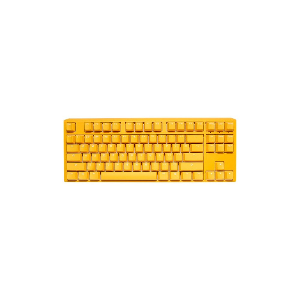 DuckyChannel International Ducky One 3 TKL - tangentbord - QWERTZ - tysk - yellow ducky Inmatningsenhet